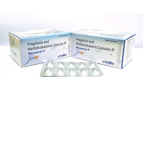 Product Name: Neurory P, Compositions of Pregabalin And Methylcobalamin Capsules IP  are Pregabalin And Methylcobalamin Capsules IP  - Ryland Health Care