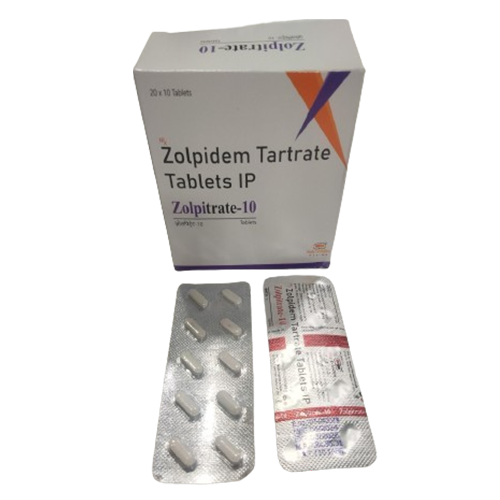 Product Name: Zolpitrate 10, Compositions of Zolpitrate 10 are Zolpidem Tartrate Tablets IP  - Holy Evolution Pharma