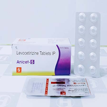 Product Name: Anicet 5, Compositions of Anicet 5 are Levocetirizine Tablets IP - Hower Pharma Private Limited