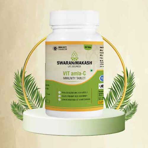 Product Name: Vit Amla C Immunity Tablets, Compositions of An Ayurvedic Proprietary Medicine are An Ayurvedic Proprietary Medicine - Swarnimakash Lifesciences Pvt Ltd