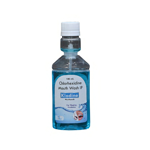 Product Name: Klodine, Compositions of Klodine are Chlorhexidine Mouth Wash IP - Hikona Lifesciences