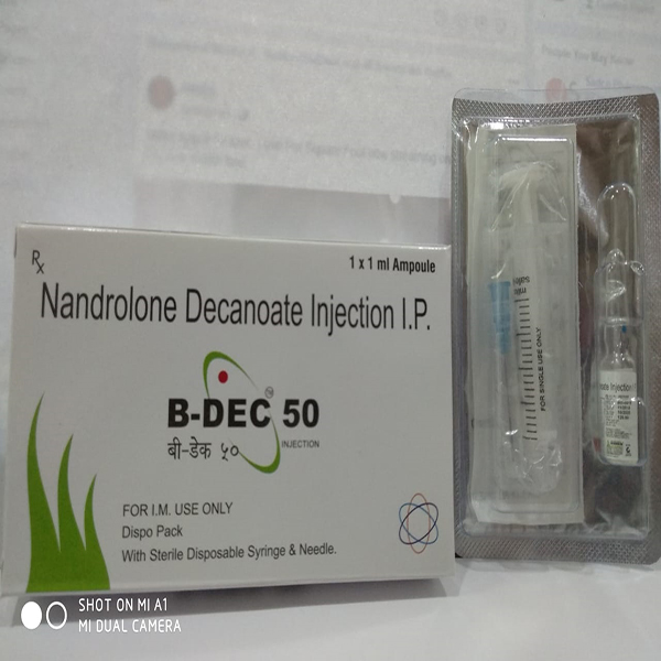 Product Name: B Dec 50, Compositions of B Dec 50 are Nandrolone Decanoate Injection IP - Biovista Lifesciences