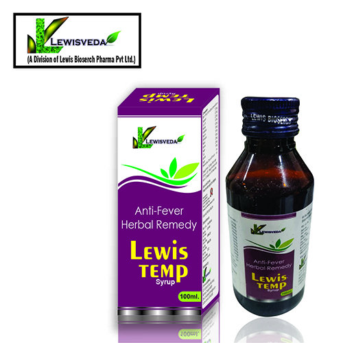 Product Name: Lewis Temp, Compositions of Lewis Temp are Anti Fever Herbal Remedy - Lewis Bioserch Pharma Pvt. Ltd