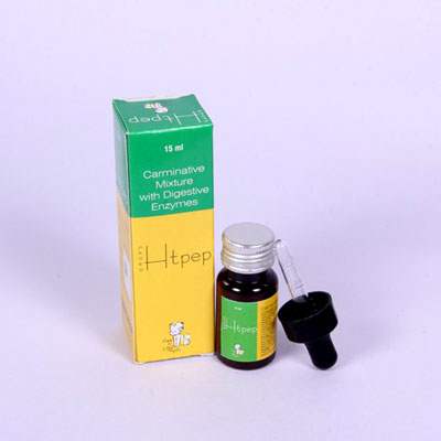 Product Name: Htpep, Compositions of Htpep are Carminative Mixture with Digestive Enzymes - Bluewaterresearch