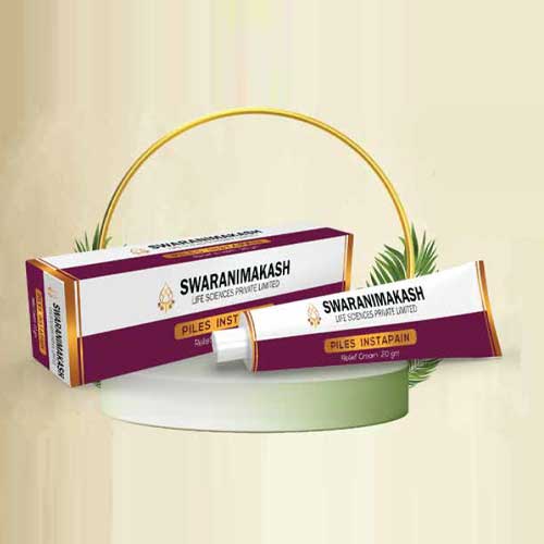 Product Name: Piles Instapain, Compositions of An Ayurvedic Proprietary Medicine are An Ayurvedic Proprietary Medicine - Swarnimakash Lifesciences Pvt Ltd