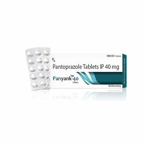 Product Name: Panyank 40, Compositions of Panyank 40 are Pantoprazole Tablets IP 40 mg - Biodiscovery Lifesciences Private Limited