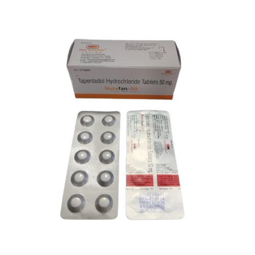 Product Name: Nutefan 50, Compositions of Nutefan 50 are Tapentadol Hydrochioride Tablets 50mg. - Holy Evolution Pharma