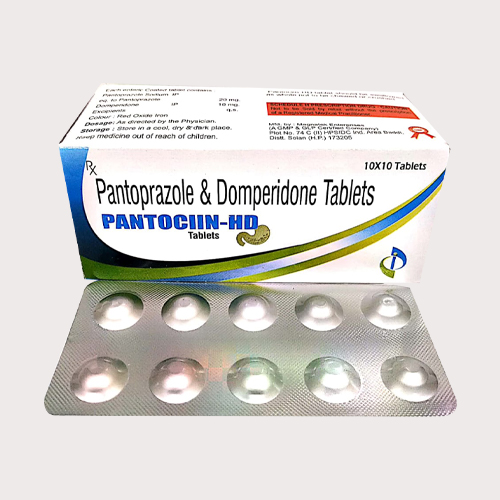 Product Name: PANTOCIIN HD, Compositions of PANTOCIIN HD are Pantoprazole & Domperidone Tablets  - Insta Care Lifesciences