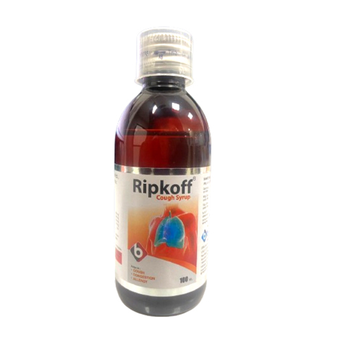 Product Name: RIPKOFF, Compositions of Ripkoff cough syrup are Ripkoff cough syrup - Biopolis Lifesciences Private Limited