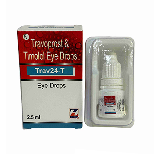 Product Name: Trav24 T, Compositions of Trav24 T are Travoprost & Timolol Eye Drops - Zerdia Healthcare Private Limited