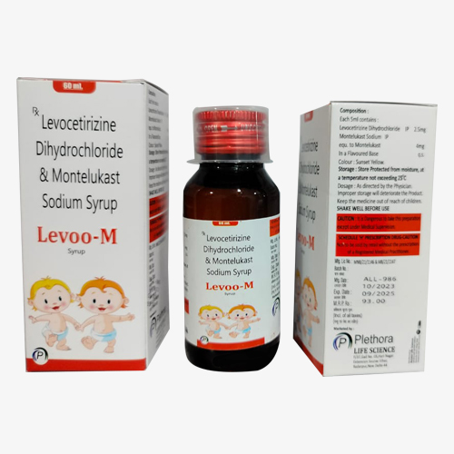 Product Name: LEVOO M, Compositions of Levocetirizine Dihydrochloride & Montelukast Sodium Syrup are Levocetirizine Dihydrochloride & Montelukast Sodium Syrup - Access Life Science