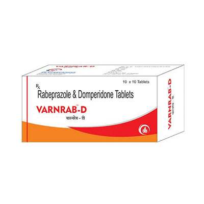 Product Name: Varnrab D, Compositions of Varnrab D are Rabeprazole & Domperidone Tablets - SB LIFESCIENCES