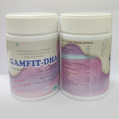 Product Name: Gamfit DHA, Compositions of Gamfit DHA are Protein Powder With Dha, - Gamro Pharmaceuticals