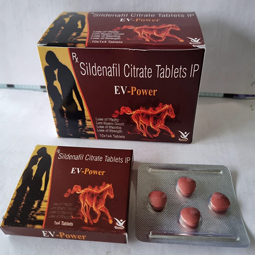 Product Name: EV Power , Compositions of EV Power  are Sildenafil Citrate Tablets IP  - Everwell Pharma Private Limited