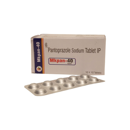 Product Name: Mkpan 40, Compositions of Pantoprazole Sodium Tablet IP are Pantoprazole Sodium Tablet IP - MK Healthcare