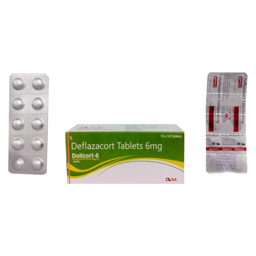 Product Name: DOLLCORT 6, Compositions of Deflazacort Tablets 6mg are Deflazacort Tablets 6mg - Access Life Science