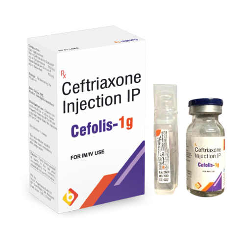 Product Name: CEFOLISH 1g, Compositions of Ceftriaxone Injection IP are Ceftriaxone Injection IP - Biopolis Lifesciences Private Limited