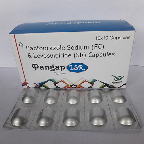 Product Name: Pangap  LSR , Compositions of Pangap  LSR  are Pantoprazole Sodium (EC) & Levosulpiride (SR) Capsules  - Everwell Pharma Private Limited