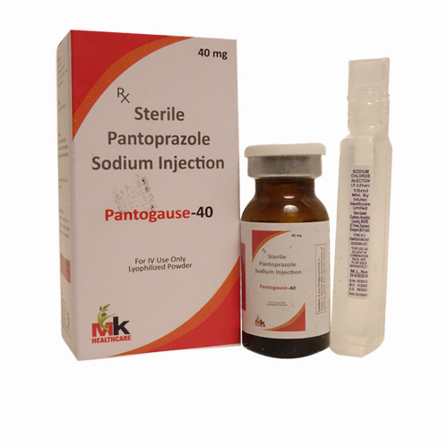 Product Name: Pantogause 40, Compositions of Pantogause 40 are Sterile Pantoprazole Sodium Injection - MK Healthcare