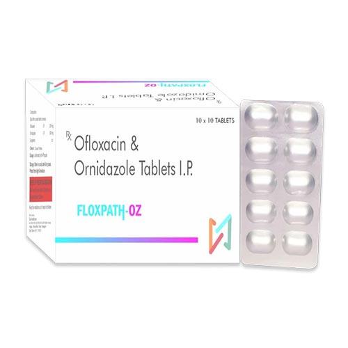 Product Name: FLOXPATH OZ, Compositions of FLOXPATH OZ are Pfloxacin & Ornidazole Tablets I.P. - Truepath Healthcare