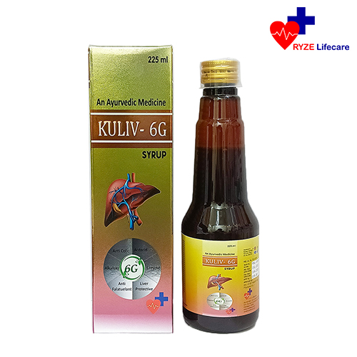 Product Name: KULIV 6 G Syrup, Compositions of An Ayurvedic Medicine  are An Ayurvedic Medicine  - Ryze Lifecare