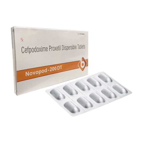 Product Name: NOVOPOD 200 DT, Compositions of NOVOPOD 200 DT are Cefpodoxime Proxetil Dispersible Tablets  - Biopolis Lifesciences Private Limited