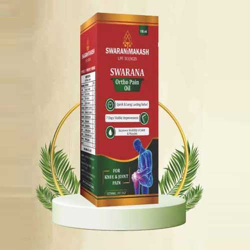 Product Name: Swaran Ortho Pain Oil, Compositions of Swaran Ortho Pain Oil are An Ayurvedic Proprietary Medicine - Swarnimakash Lifesciences Pvt Ltd