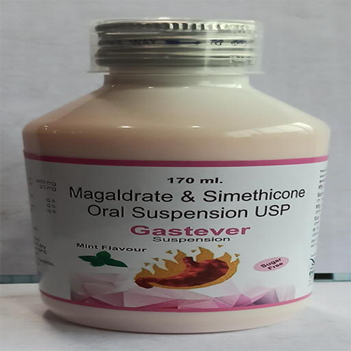 Product Name: Gastever Suspension , Compositions of Gastever Suspension  are Magaldrate & Simethicone Oral Suspension USP  - Orange Biotech Private Limited