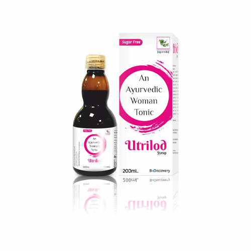 Product Name: Utrilod, Compositions of Utrilod are An Ayurvedic Woman Tonic - Biodiscovery Lifesciences Private Limited