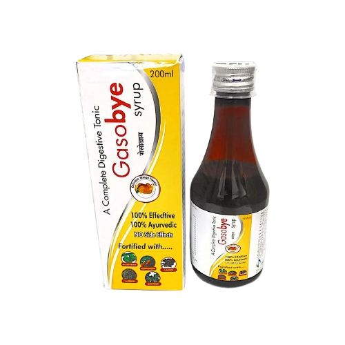 Product Name: GASOBYE, Compositions of GASOBYE are 100% Effecftive 100% Ayurvedic  - Insta Care Lifesciences