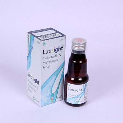 Product Name: Lutisight, Compositions of Lutisight are Multivitamins with Multimineral Syrup - Bluewaterresearch