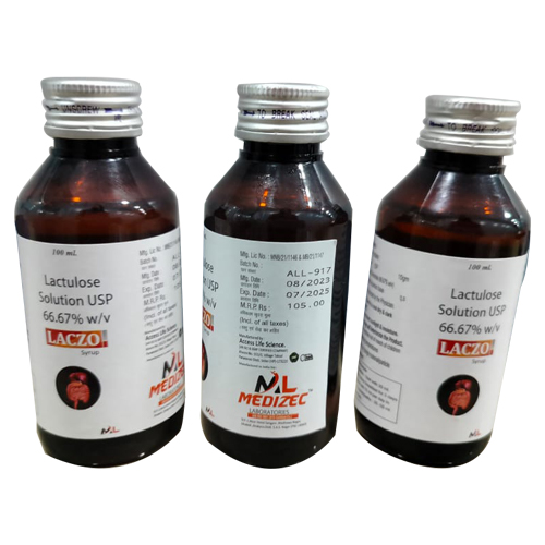 Product Name: LACZO, Compositions of Lactulose Solotion USP 66.67% W/V are Lactulose Solotion USP 66.67% W/V - Access Life Science