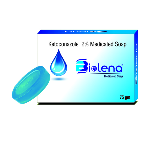 Product Name: Biolena, Compositions of Biolena are Ketoconazole 2% Medicted Soap - Epsilon Biotech