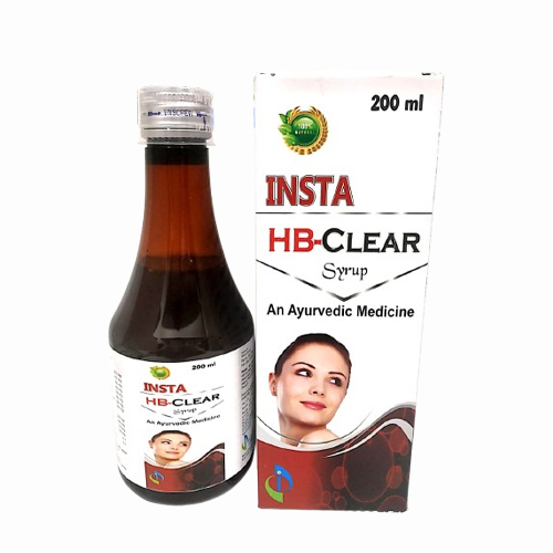 Product Name: INSTA HB CLEAR, Compositions of INSTA HB CLEAR are An Ayurvedic Medicine - Insta Care Lifesciences