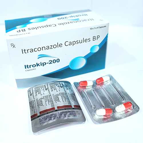 Product Name: Itrokip 200, Compositions of Itrokip 200 are Itraconazole Capsules BP - Euphony Healthcare