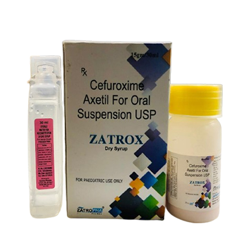 Product Name: ZATROX, Compositions of ZATROX are Cefuroxime Axetil For Oral Suspension USP - Zatropha Pharma