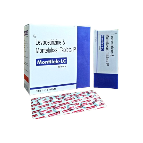 Product Name: Montilek LC, Compositions of Montilek LC are Levocetirizine & Montelukast Tablets IP - Mednus Healthcare