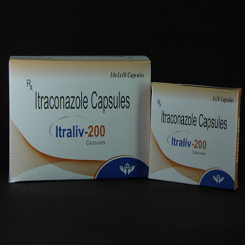 Product Name: Itraliv 200, Compositions of Itraconazole Capsules are Itraconazole Capsules - Mandlive Healthcare Pvt Ltd