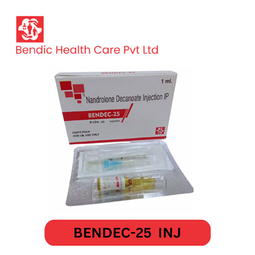 Product Name: BENDEC 25, Compositions of BENDEC 25 are Nandrolone Decanoate Injection IP - Bendic Healthcare Private Limited