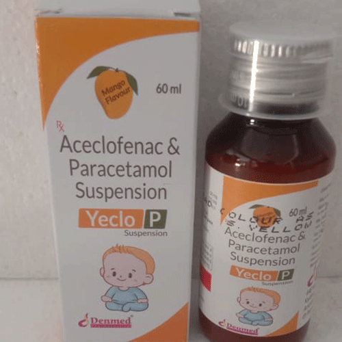 Product Name: Yeclo P, Compositions of Aceclofenac & Paracetamol are Aceclofenac & Paracetamol - Denmed Pharmaceutical