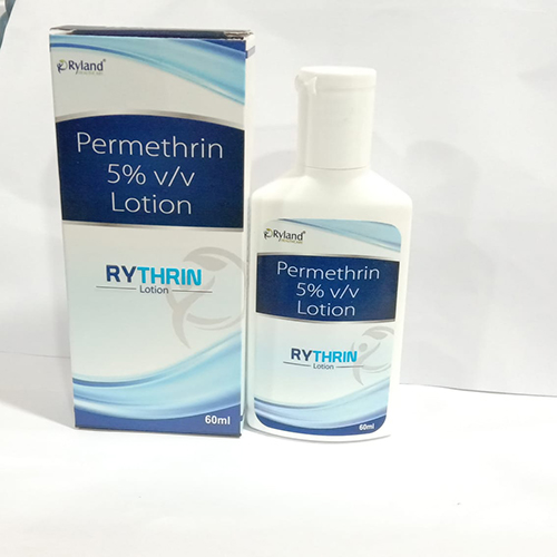 Product Name: Rythrin , Compositions of Permethrin 5% v/v Lotion are Permethrin 5% v/v Lotion - Ryland Health Care