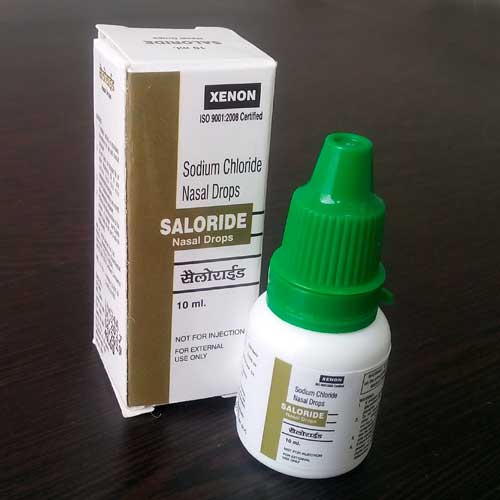 Product Name: Saloride, Compositions of Sodium Chloride Nasal Drops are Sodium Chloride Nasal Drops - Xenon Pharmaceuticals