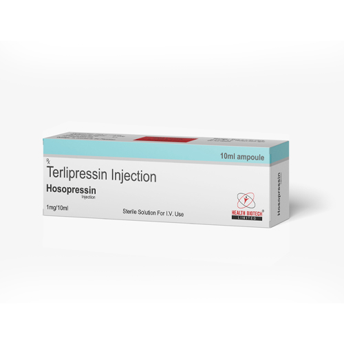 Product Name: HOSOPRESSIN, Compositions of HOSOPRESSIN are Terlipressin Injection - Health Biotech Limited