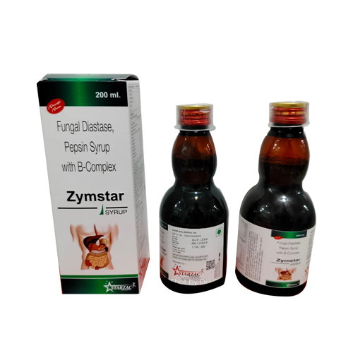 Product Name: ZYMSTAR, Compositions of Fungal Diastase, Pepsin Syrup With B-Complex are Fungal Diastase, Pepsin Syrup With B-Complex - Access Life Science