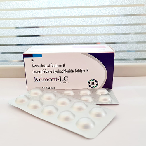 Product Name: Krimont LC, Compositions of Krimont LC are Montelukast Sodium & Levocetrizine Dihydrochloride Tablets IP - Kriti Lifesciences