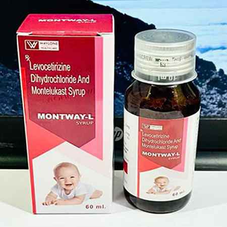 Product Name: Montway L, Compositions of Levocetirizine Dilhydrochloride and Montelukast are Levocetirizine Dilhydrochloride and Montelukast - Waylone Healthcare