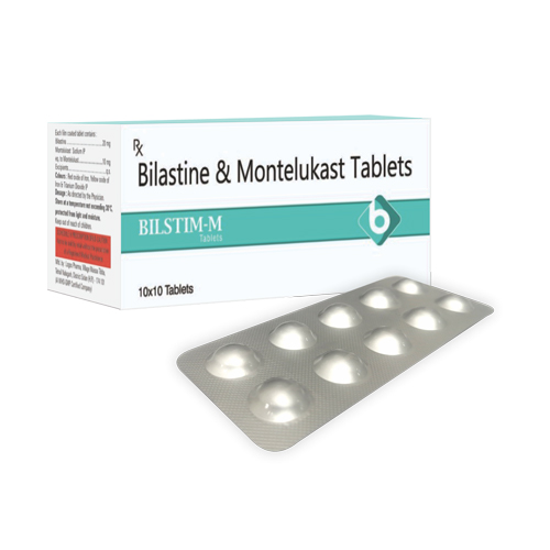 Product Name: BILSTIM M, Compositions of BILSTIM M are Bilastine & Montelukast Tablets - Biopolis Lifesciences Private Limited