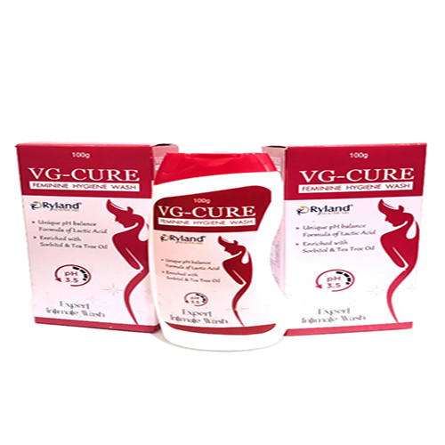 Product Name: VG CURE, Compositions of VG CURE are Smooth Feminine Hygiene Wash,  - Ryland Health Care