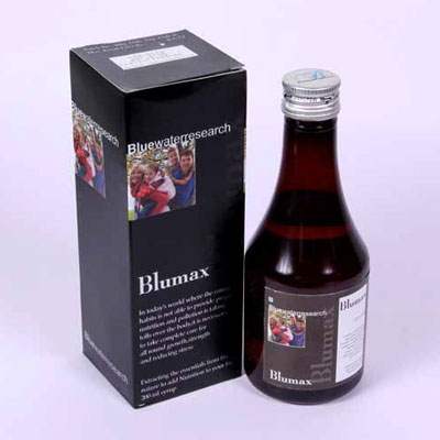 Product Name: BLUMAX, Compositions of BLUMAX are Multivitamins with Multimineral  - Bluewaterresearch