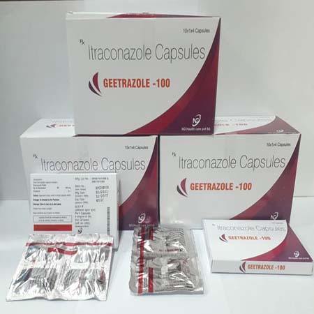 Product Name: Zeetrazole 100, Compositions of Zeetrazole 100 are Itraconazone Capsules - NG Healthcare Pvt Ltd
